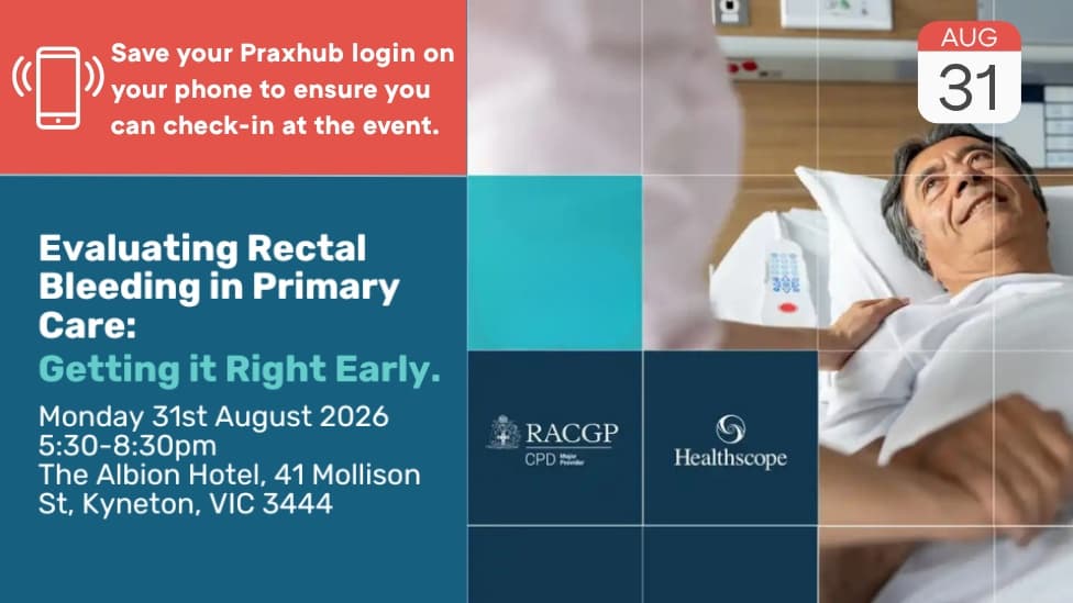 Thumbnail for Evaluating Rectal Bleeding in Primary Care: Getting it Right Early