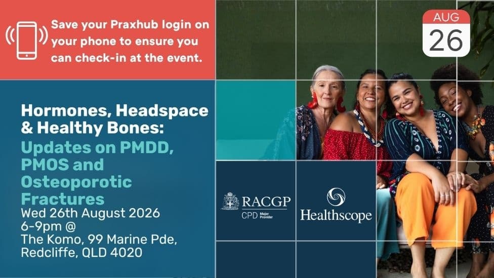 Thumbnail for Hormones, Headspace & Healthy Bones: Updates on PMDD, PCOS and Osteoporosis.