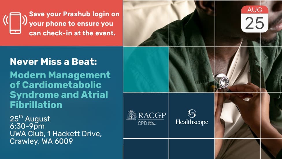 Thumbnail for Never Miss a Beat: Modern Management of Cardiometabolic Syndrome & Atrial Fibrillation