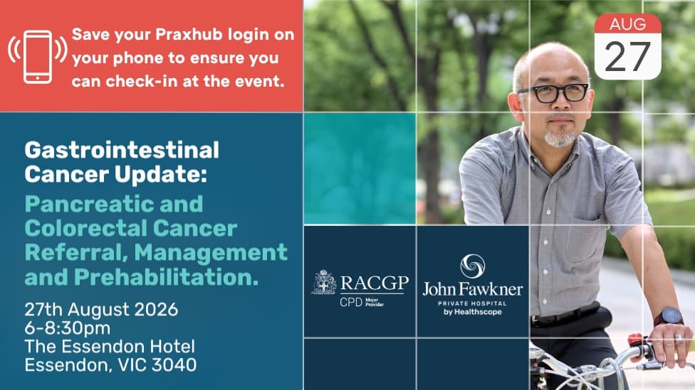 Thumbnail for Gastrointestinal Cancer Update: Pancreatic and Colorectal Cancer Referral, Management & Prehabilitation